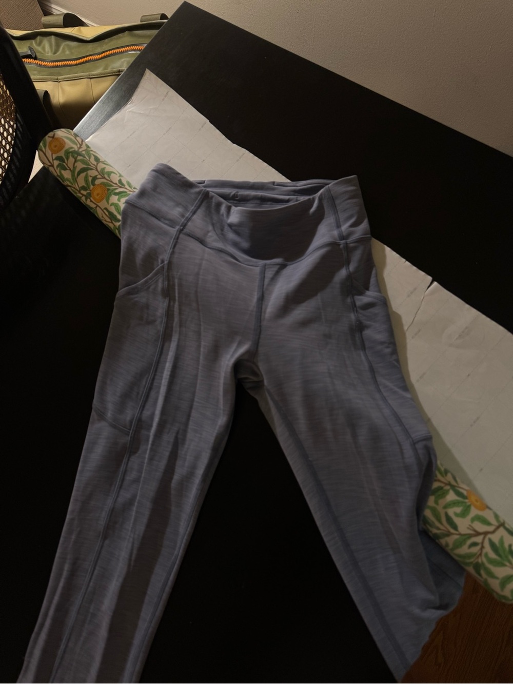 Slate blue Lululemon  leggings with pockets